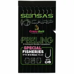 Sensas - Onderlijn Crazy Bait Carp Feeling Special Fisheries 4210 - 15cm - Sensas